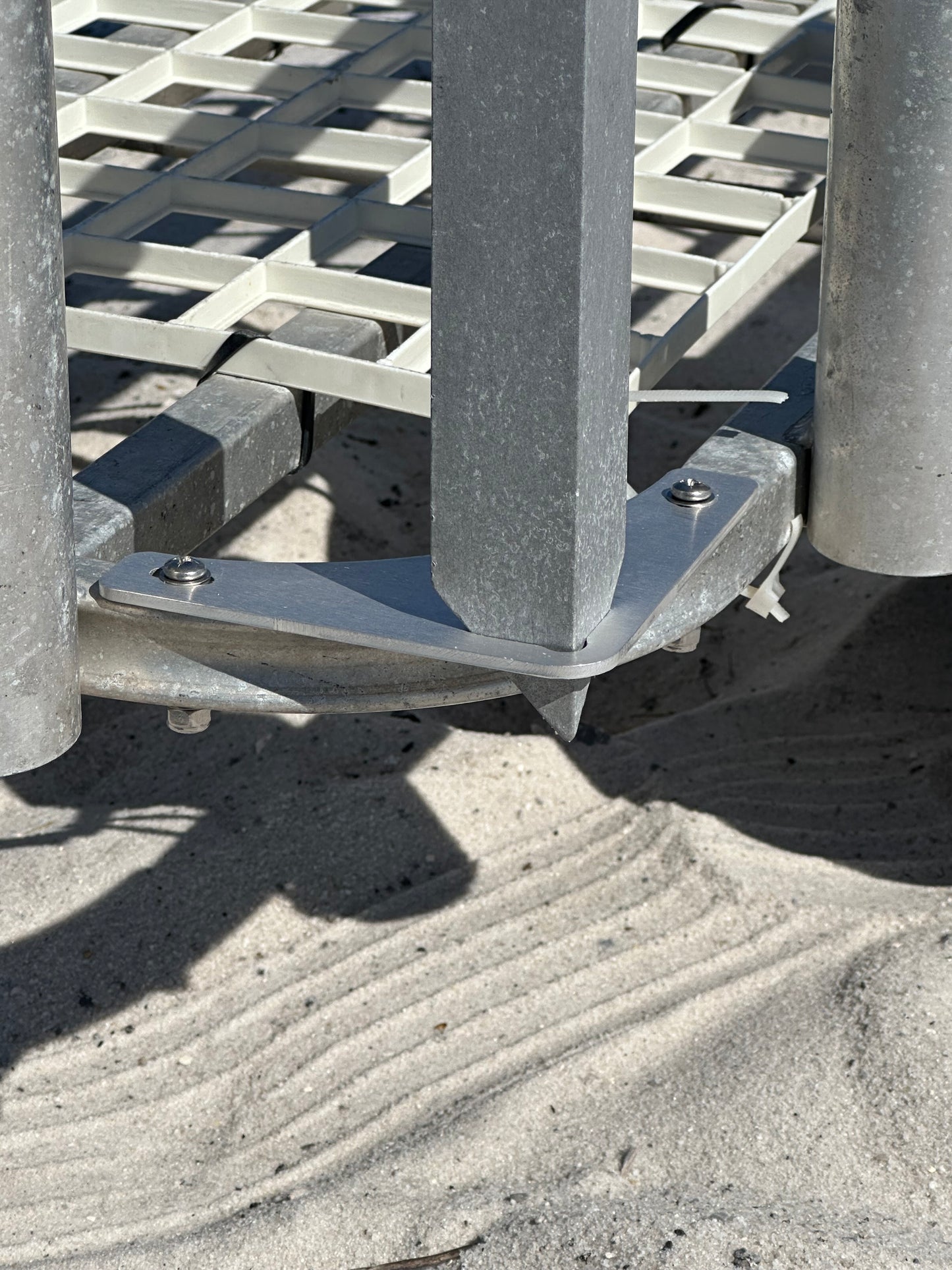 Sand Spike Mount/Holder for Fish-n-Mate Beach Cart
