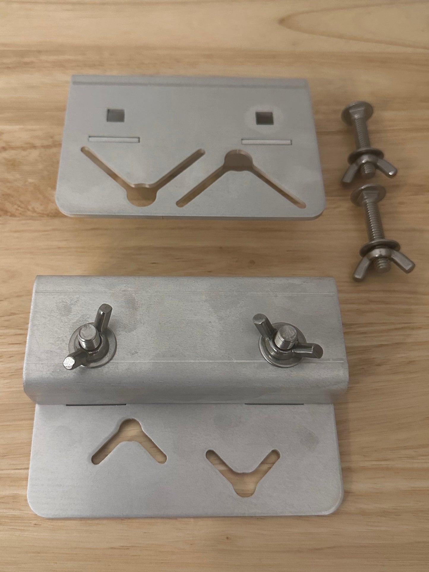 Adjustable Double Sand Spike Mount/Holder for Fish-n-Mate Beach Cart