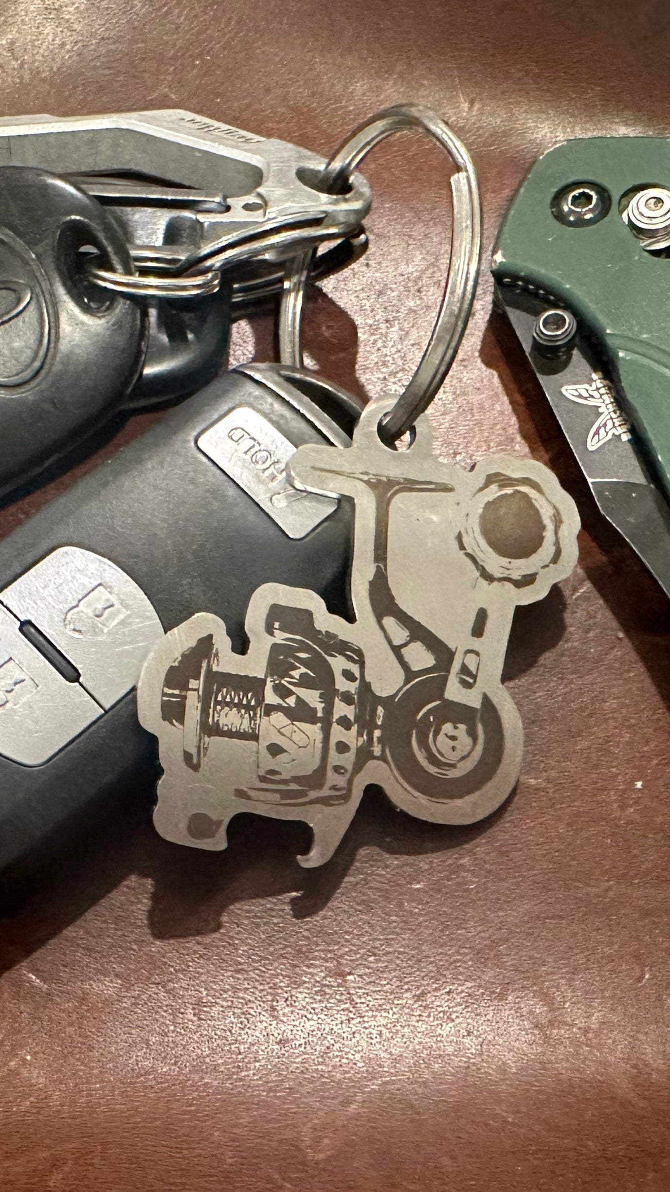 Van Staal/Spinning Reel Keychain Bottle Opener