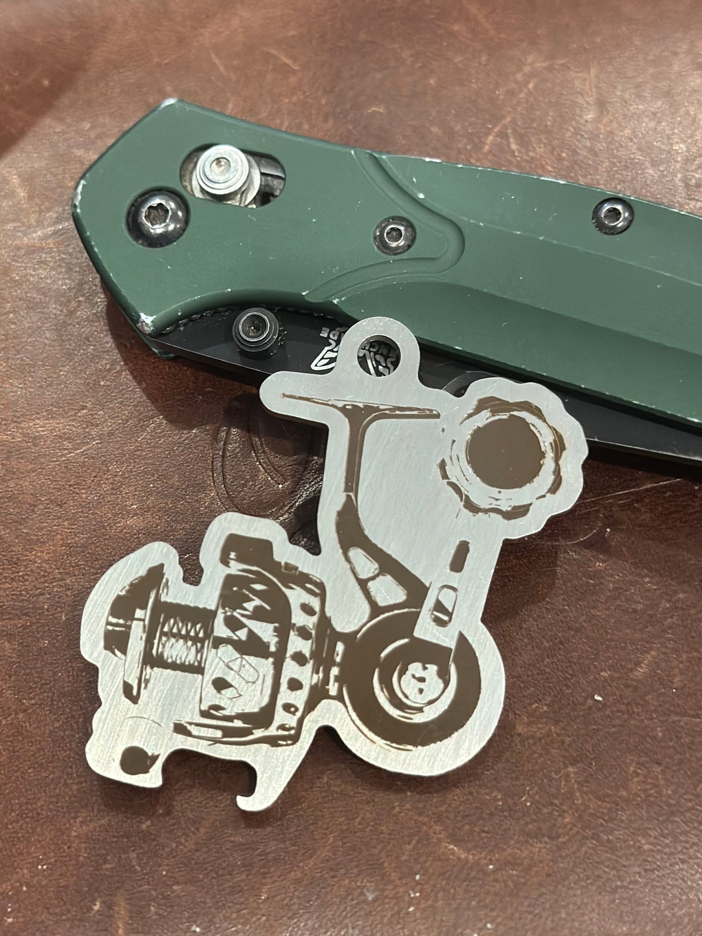 Van Staal/Spinning Reel Keychain Bottle Opener