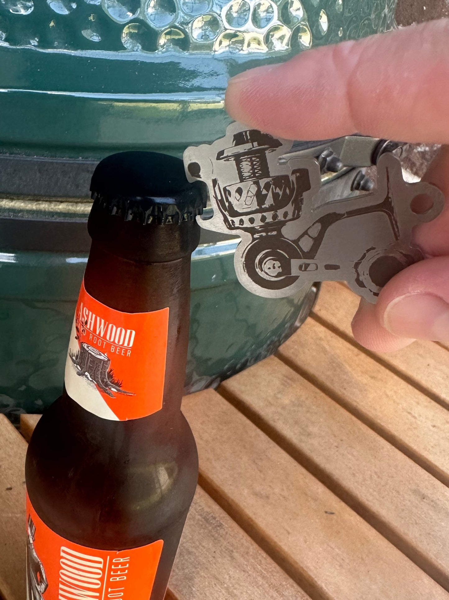 Van Staal/Spinning Reel Keychain Bottle Opener