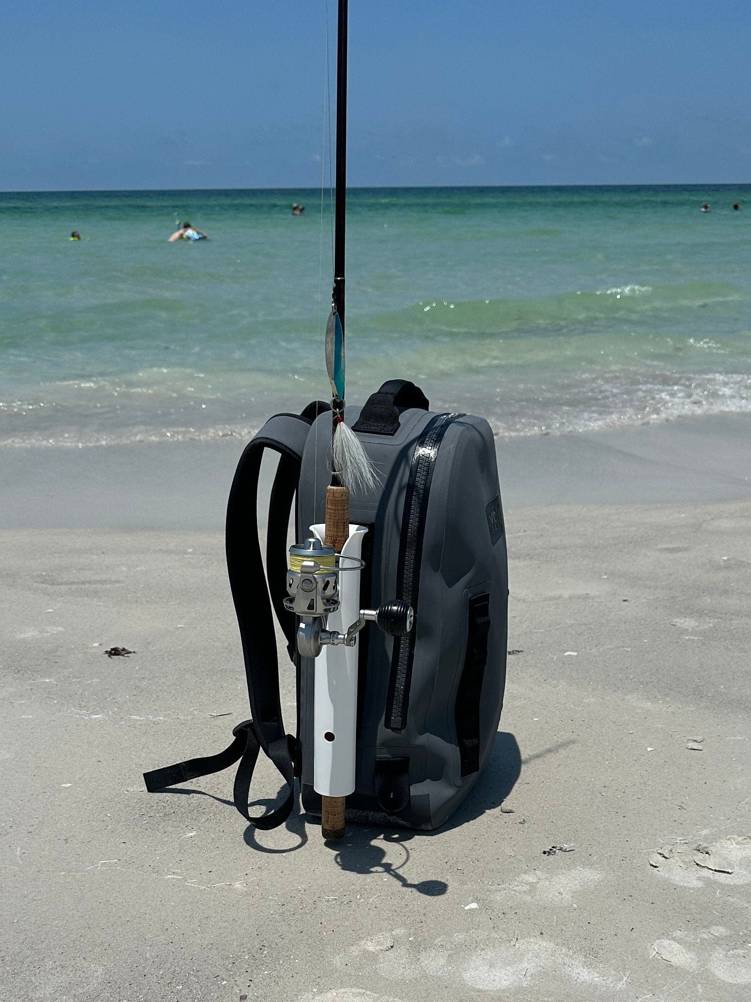 Fishing Rod Holder for YETI Panga Backpack Rod Rail Tackle Fishing Rod Holder for YETI Panga Backpack Rod Rail Tackle