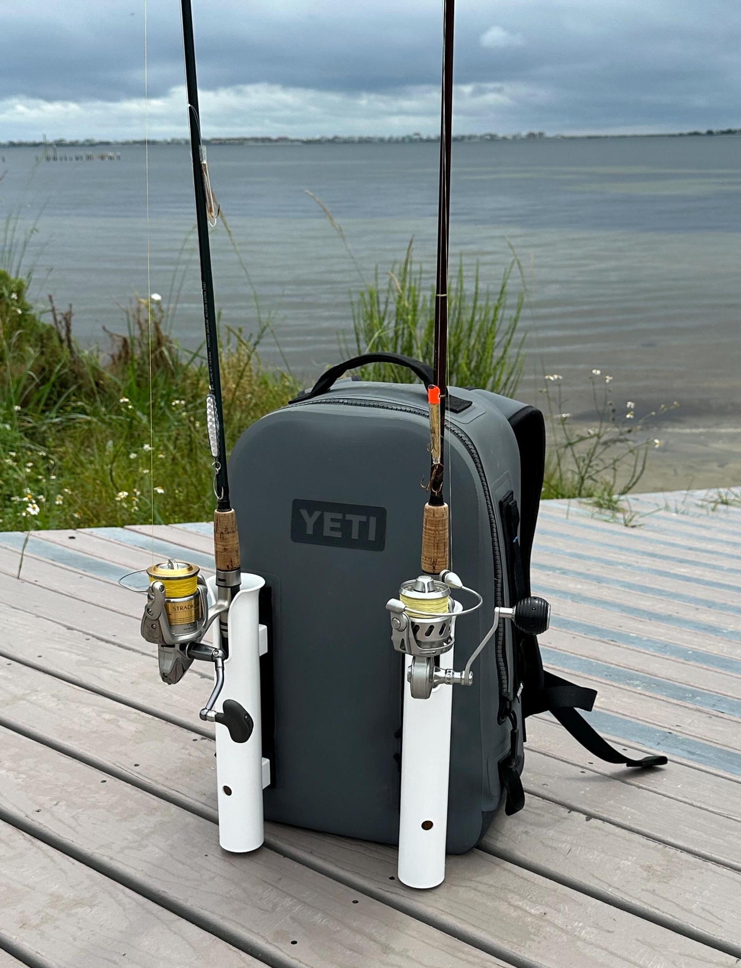 Fishing Rod Holder for YETI HITCHPOINT Grid Webbing