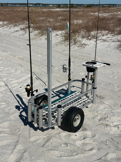Sand Spike Mount/Holder for Fish-n-Mate Beach Cart
