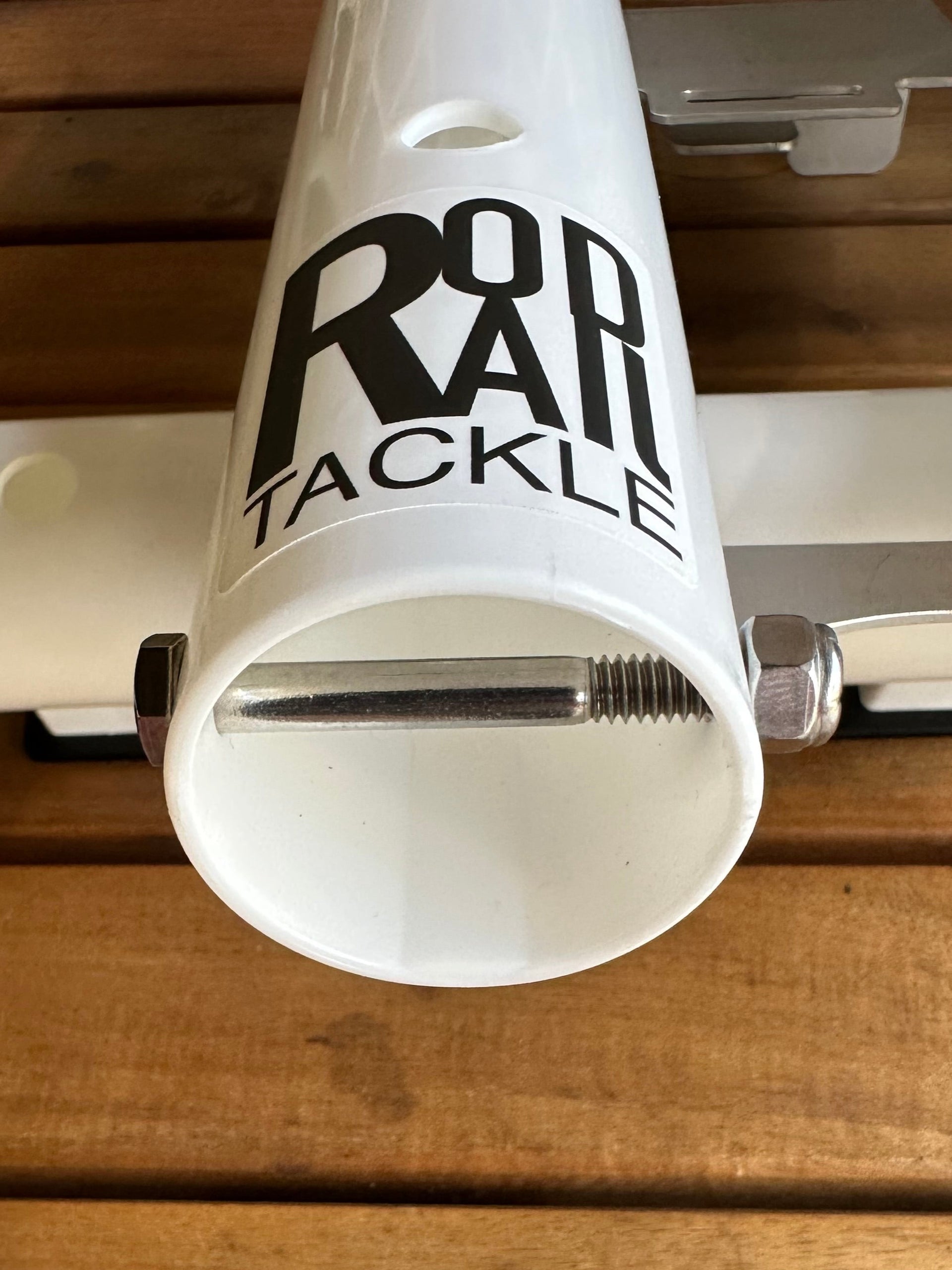 5 gallon bucket fishing rod holder Single Fishing Rod Holder for 5 Gallon Bucket – Rod Rail Tackle