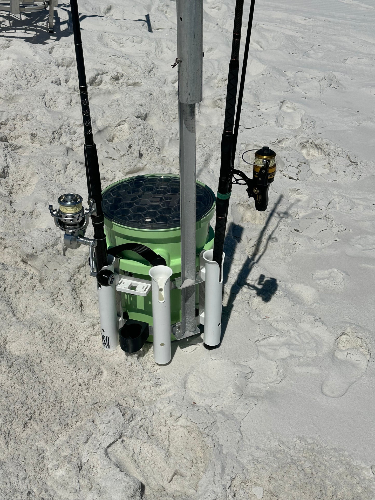Sand Spike Holder Accessory for YETI LoadOut Bucket Rod Holder