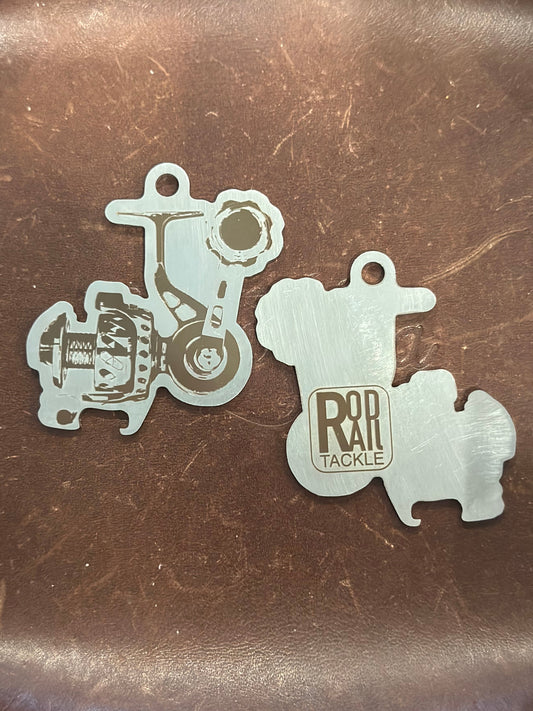 Van Staal/Spinning Reel Keychain Bottle Opener