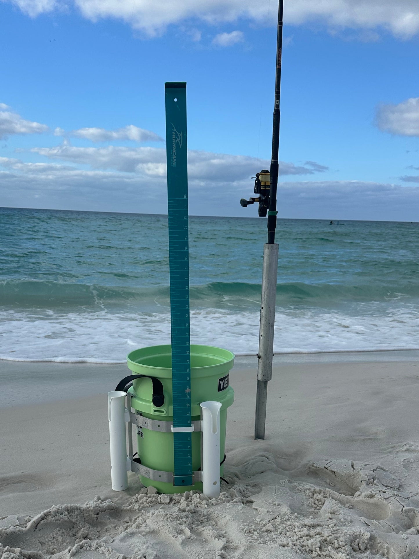 2" Fish Board Mount Accessory for YETI LoadOut Bucket Rod Holder