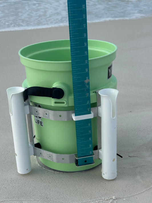2" Fish Board Mount Accessory for YETI LoadOut Bucket Rod Holder