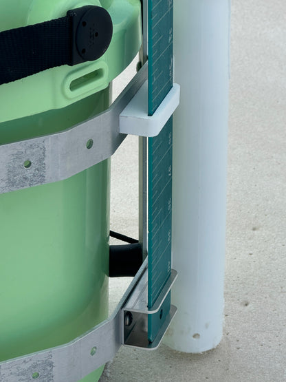 2" Fish Board Mount Accessory for YETI LoadOut Bucket Rod Holder