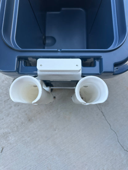 Double Fishing Rod Holder for the YETI ROADIE Wheeled Cooler