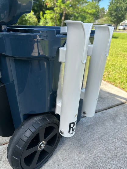 Double Fishing Rod Holder for the YETI ROADIE Wheeled Cooler