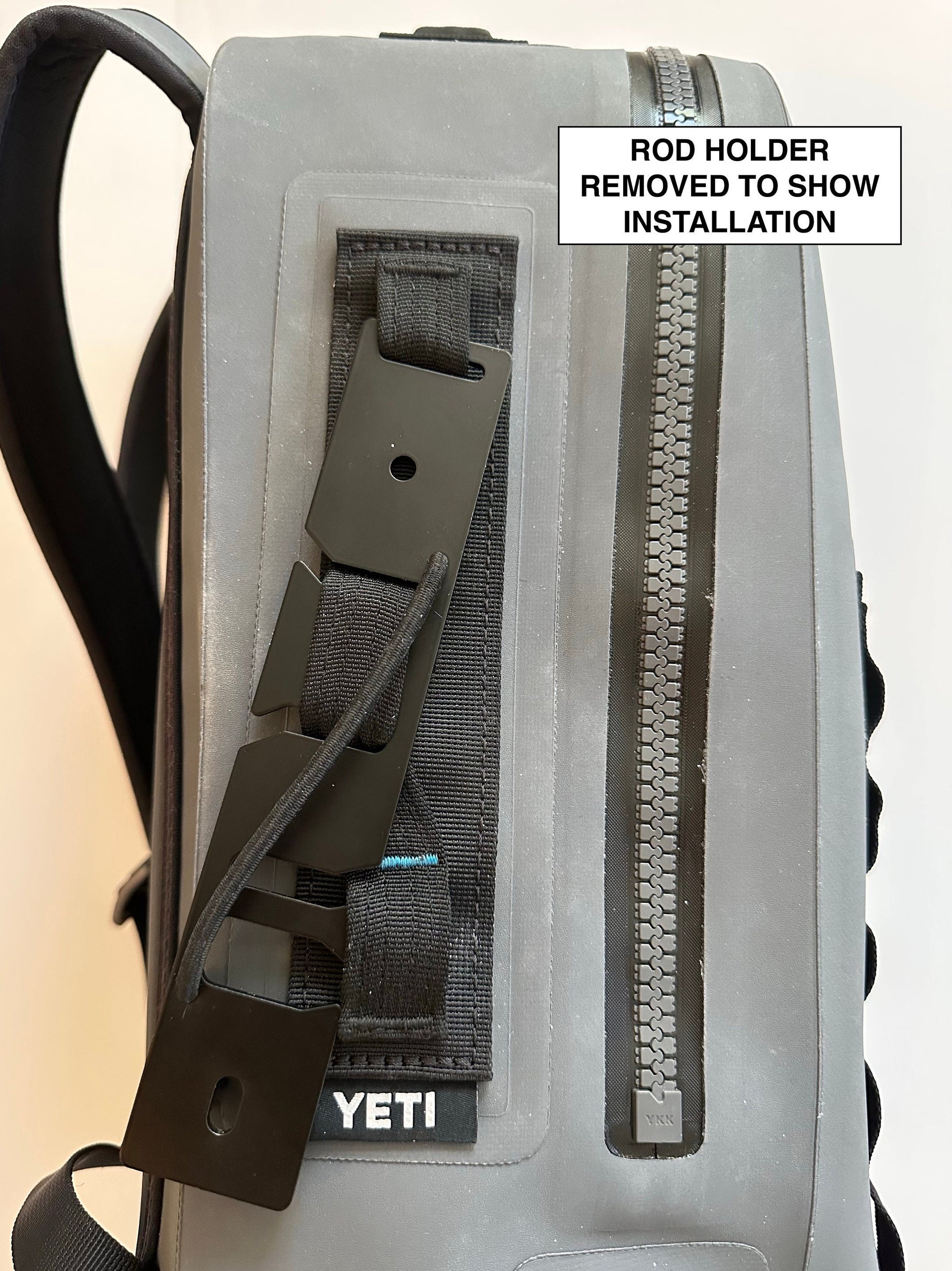 yeti bag attachment Fishing Rod Holder for YETI Panga Backpack – Rod Rail Tackle